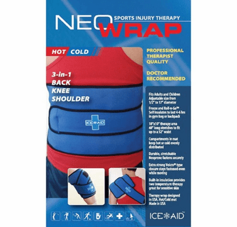 Icy-Cools NeoWrap 3-in-1 Hot Cold Therapy for Back, Shoulder and Knee - Large