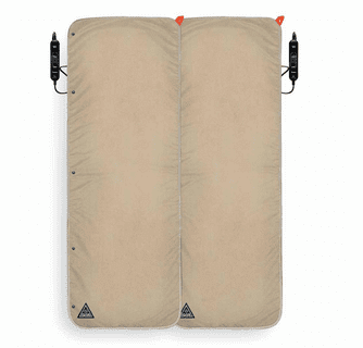 Ignik Flipside Double Heated Bed Cover - Tan