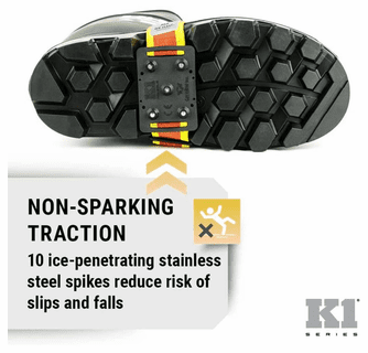 K1 Ice Cleats Original Mid-Sole Ice Cleats High-Profile Intrinsic - Hi-Vis