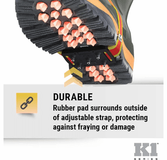 K1 Ice Cleats Original Mid-Sole Ice Cleats High-Profile Intrinsic - Hi-Vis