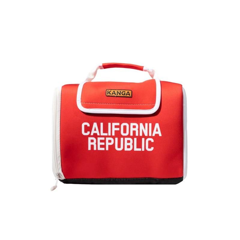 Kanga Coolers California Flag Kase Mate Standard 12 Pack Cooler