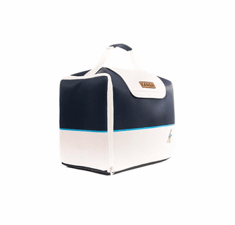Kanga Coolers Malibu Kase Mate Standard 30 Pack Cooler - White/Navy