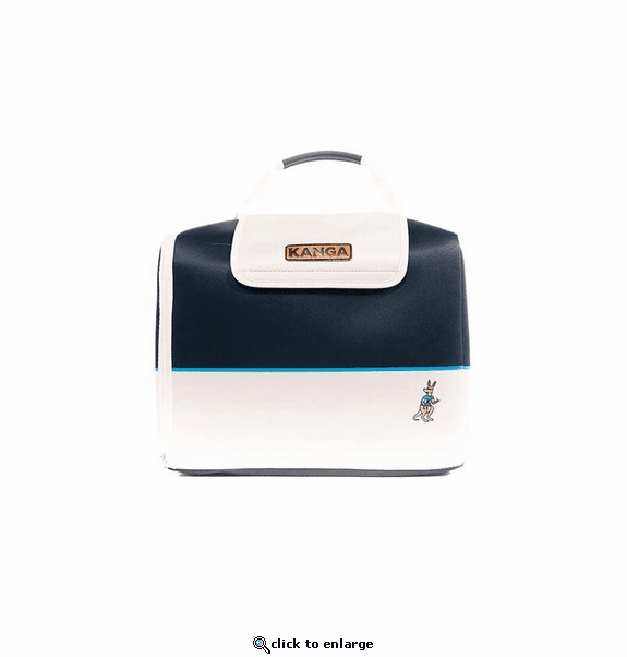 Kanga Coolers Malibu Kase Mate Standard 30 Pack Cooler - White/Navy
