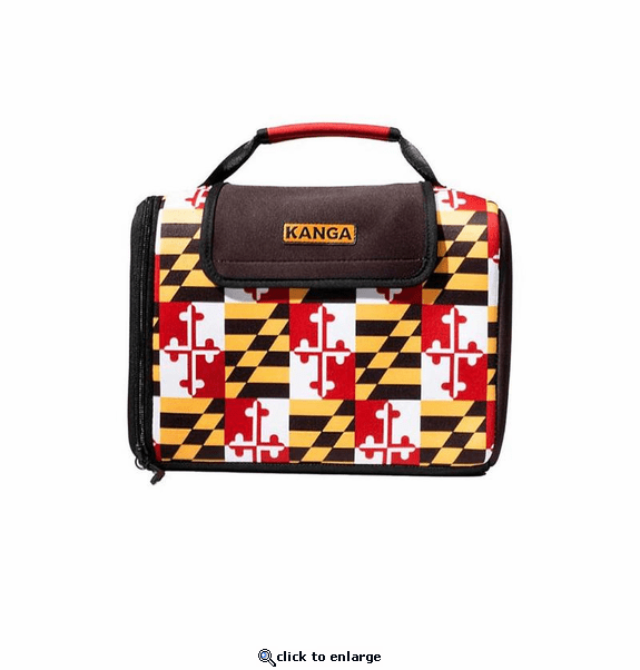 Kanga Coolers Maryland Flag Kase Mate Standard 12 Pack Cooler - Maryland