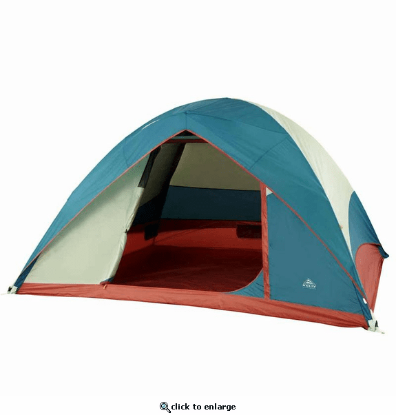 Kelty Discovery Basecamp 6 Person Tent - Laurel Green/Stormy Blue
