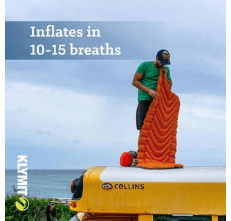 Klymit Insulated Static V Sleeping Pad - Orange
