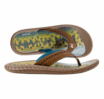 Korkers Fish Flip Bass with Fixed Kling-On Deck Soles