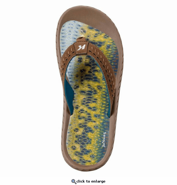 Korkers Fish Flip Bass with Fixed Kling-On Deck Soles