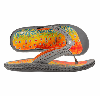 Korkers Fish Flip Brook Trout with Fixed Kling-On Deck Soles