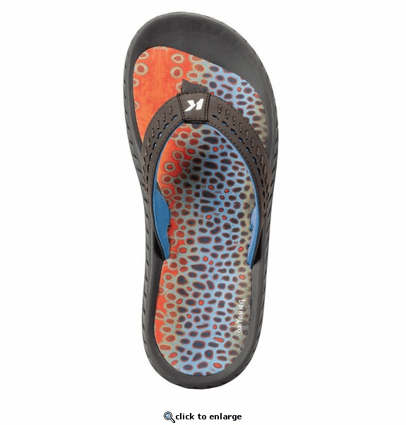 Korkers Fish Flip Brown Trout with Fixed Kling-On Deck Soles