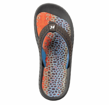 Korkers Fish Flip Brown Trout with Fixed Kling-On Deck Soles