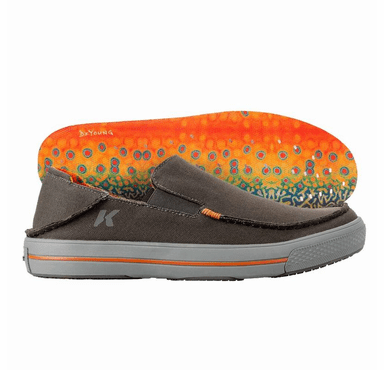 Korkers Fish Moc Brook Trout with Fixed Kling-On Deck Soles