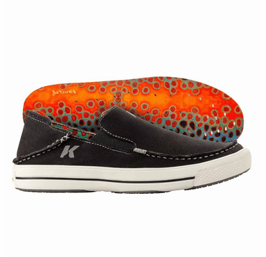 Korkers Fish Moc Brown Trout with Fixed Kling-On Deck Soles
