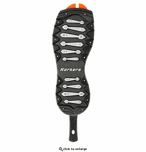 Korkers IceTrac Studded Rubber Lug Sole - Acid/Oil Resistant