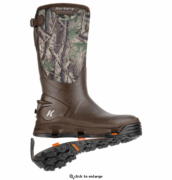 Korkers Men's Neo Storm 90 Outdoor Boots with Ninety Degree Sole - Camo