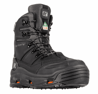 Korkers Men's Snowjack Pro Safety Winter Work Boots with Ninety Degree Sole