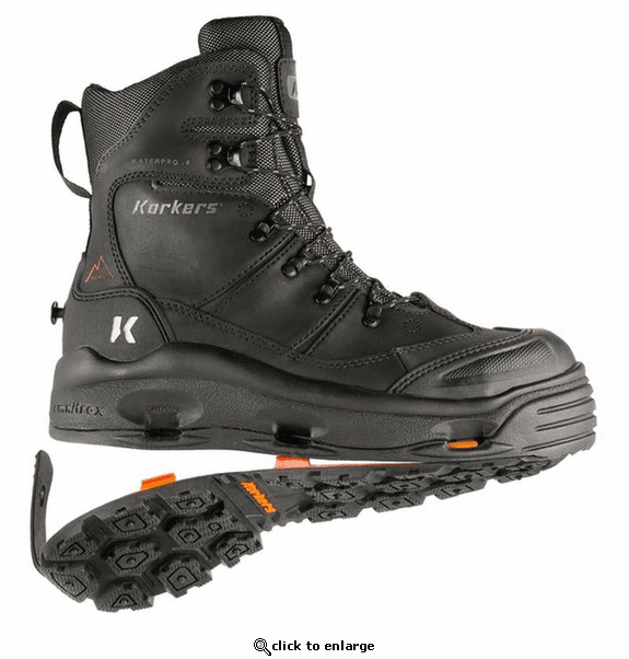 Korkers Men's Snowjack Pro Safety Winter Work Boots with Ninety Degree Sole