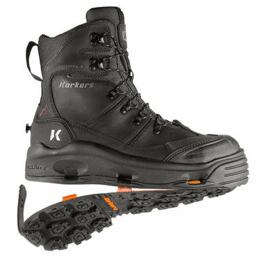 Korkers Men's Snowjack Pro Safety Winter Work Boots with Ninety Degree Sole