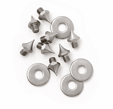 Korkers Triple Threat Sharp Steel Spike Kit, 7mm, 40 Pack - Silver