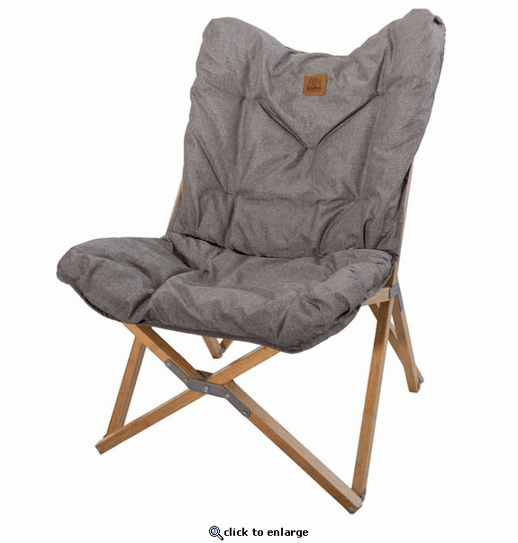 KUMA Outdoor Gear Yoho Bamboo Butterfly Chair - Heather Grey