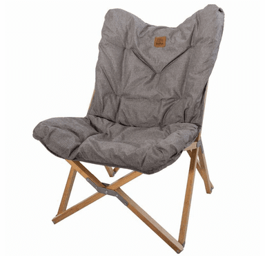 KUMA Outdoor Gear Yoho Bamboo Butterfly Chair - Heather Grey