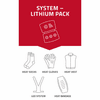 Lenz Heat Glove 6.0 Finger Cap Mittens for Unisex Kit with rcB 1200 Batteries