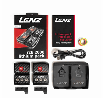 Lenz Heat Socks 5.1 Toe Cap Regular Fit with rcB 2000 Batteries