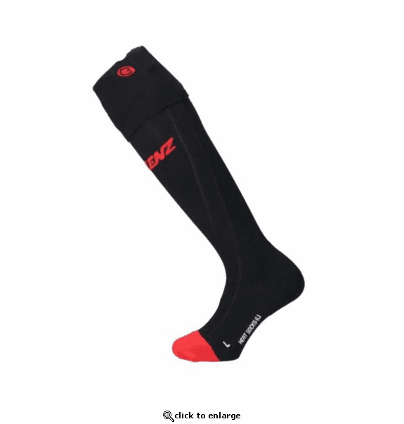 Lenz Heat Socks 6.1 Toe Cap Merino Compression with rcB 1800 Batteries