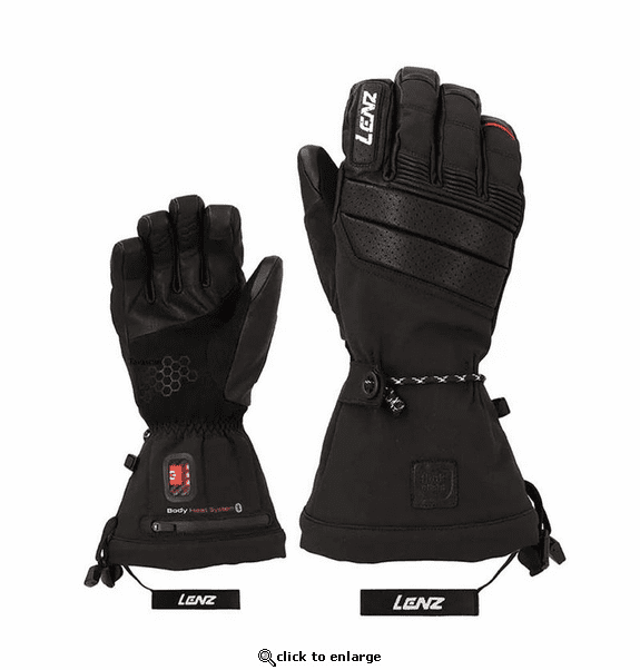 Lenz Men's Heated Gloves 9.0 Finger Cap with rcB 1400 Batteries