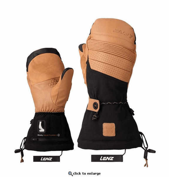 Lenz Men's Heated Mittens 9.0 Finger Cap