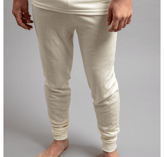 Merino Skins Unisex Long John / Pant - White