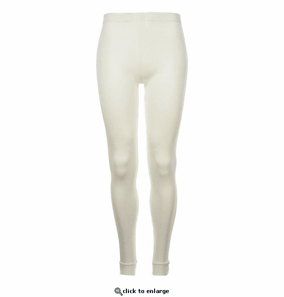 Merino Skins Unisex Long John / Pant - White