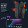 Milwaukee Leather Men's Cool-Tec Club Style Dual Closure Motorcycle Rider Vest
