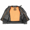 Milwaukee Leather Men's Cool-Tec Leather Scooter Style Motorcycle Jacket with Liner