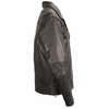 Milwaukee Leather Men's Lightweight Triple Stitch Extra Long Beltless Biker Jacket