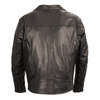 Milwaukee Leather Men's Lightweight Triple Stitch Extra Long Beltless Biker Jacket