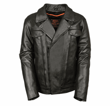 Milwaukee Leather Men's Utility Pocket Vented Cruiser Jacket
