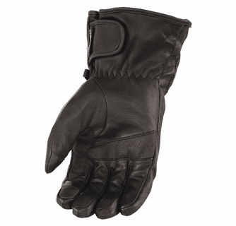 Milwaukee Leather Men's Waterproof Heated Gauntlet Gloves with Battery Kit