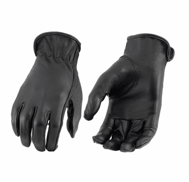Milwaukee Leather Women's Cool-Tec Leather Motorcycle Rider Unlined Gloves with Sinch Wrist Closure