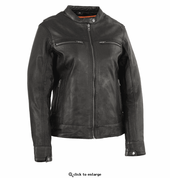 Milwaukee Leather Women's Lightweight Triple Stitch Scooter Jacket