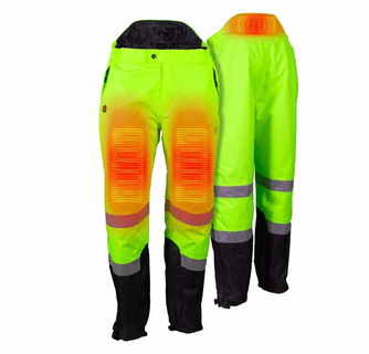 Mobile Warming 7.4V Men's Hi-Vis Heated Rain Pant