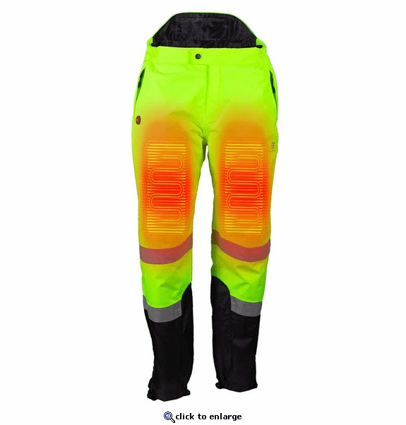 Mobile Warming 7.4V Men's Hi-Vis Heated Rain Pant
