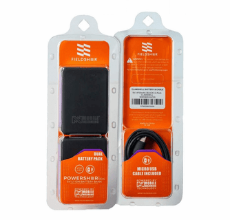 Mobile Warming Clamshell 5V Glove Battery - Pack of 2 - Black
