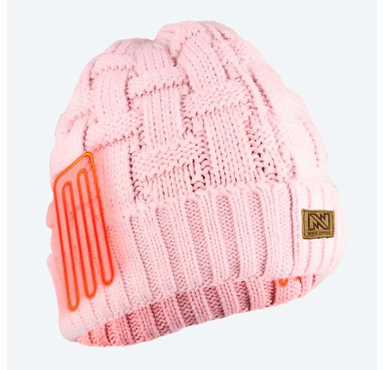 Mobile Warming Heated Cable Knitted Beanie