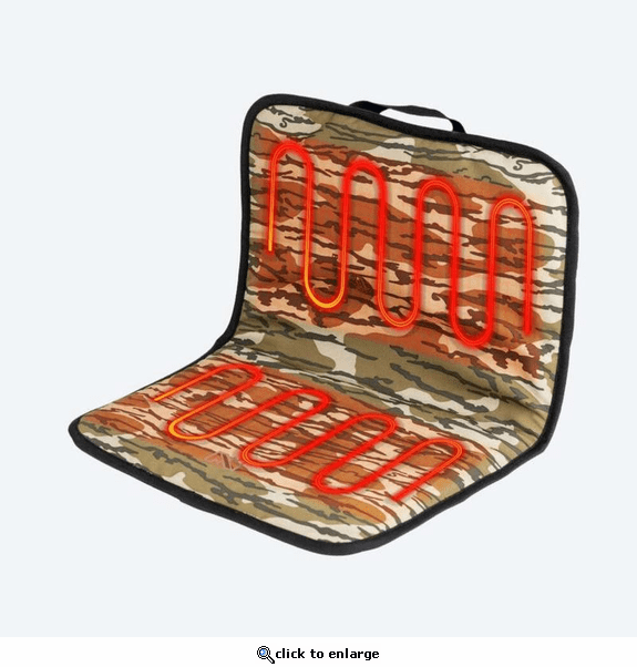 Mobile Warming Heated Camouflage Seat Pad - Realtree APX