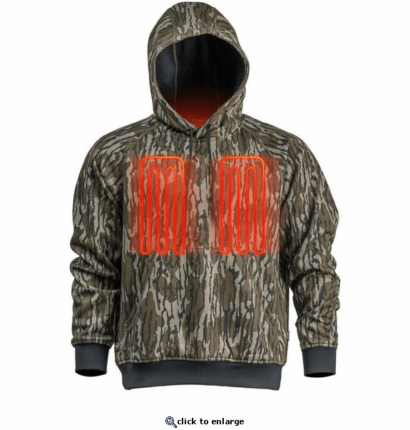 Mobile Warming Men's BLX Mossy Oak Heated Pullover Hoodie