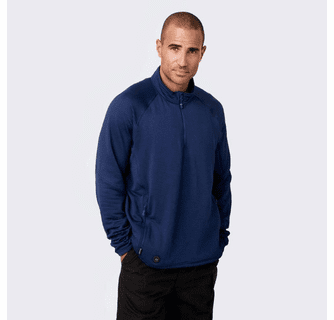 Mobile Warming Men's Element Mid-Layer 1/4 Zip Long Sleeve Heated Shirt