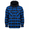 Mobile Warming Men's Flannel Hoodie Heated Jacket