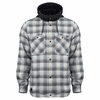 Mobile Warming Men's Flannel Hoodie Heated Jacket
