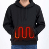 Mobile Warming Men's Pullover Heated Hoodie with Built-In Handwarmer